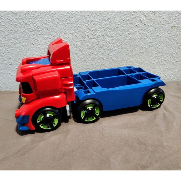 Transformers Rescue Bots Flip Racers Optimus Hasbro 15" Tall Optimus Only - Picture 11 of 11